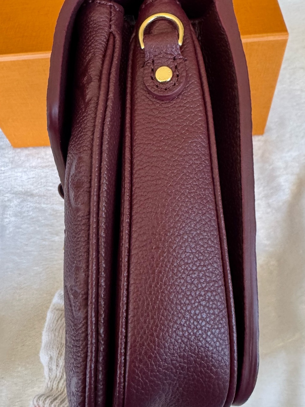 SOLD❌❌Louis Vuitton Pochette Metis Empreinte in Wine - Picture 7 of 16